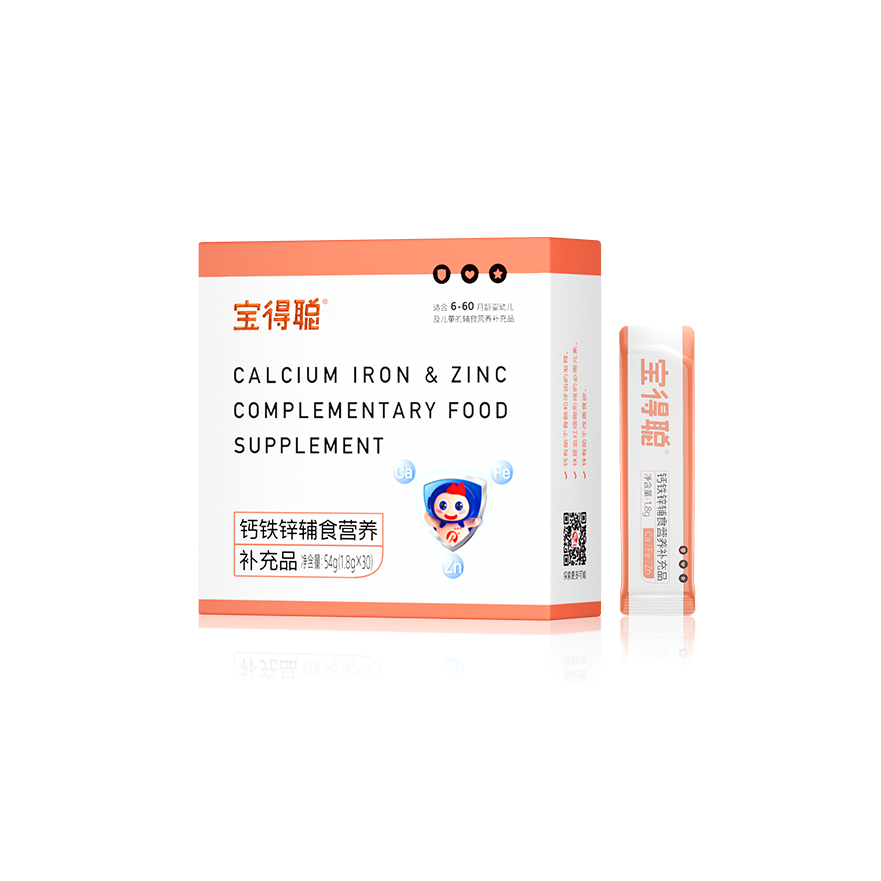 宝得聪·钙铁锌辅食营养补充品