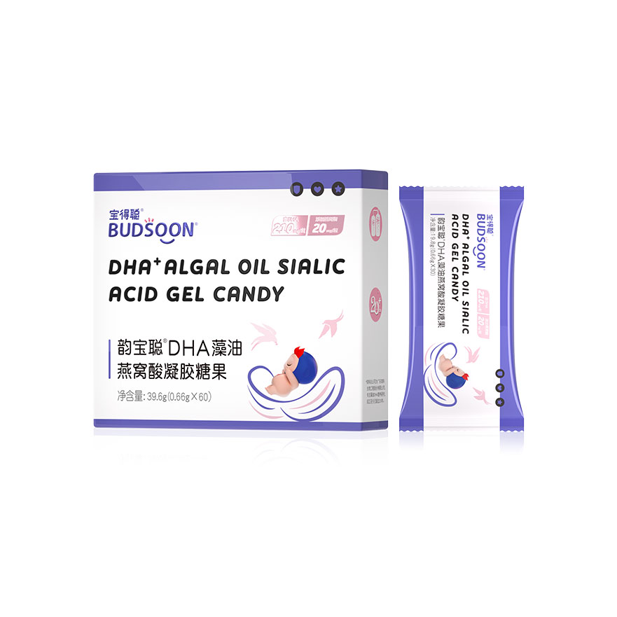 DHA+ ALGAL OIL SIALIC ACID GEL CANDY